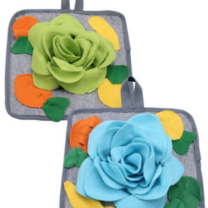 simple version rabbit sniffing pad adds fun toys anxiety squatting pad stress relief slow food pet sniffing pad